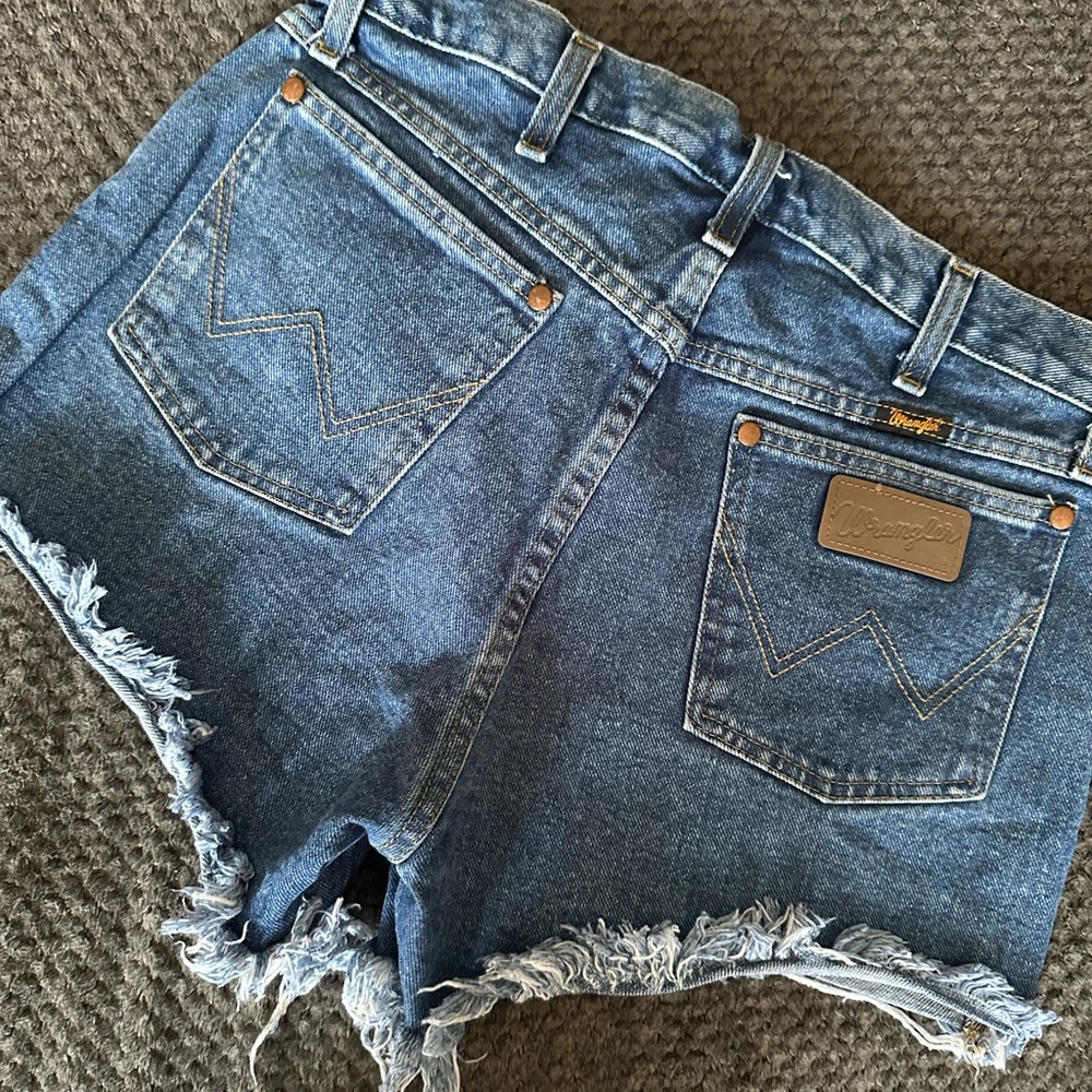 Wrangler Classic Blue Jean Shorts for Women